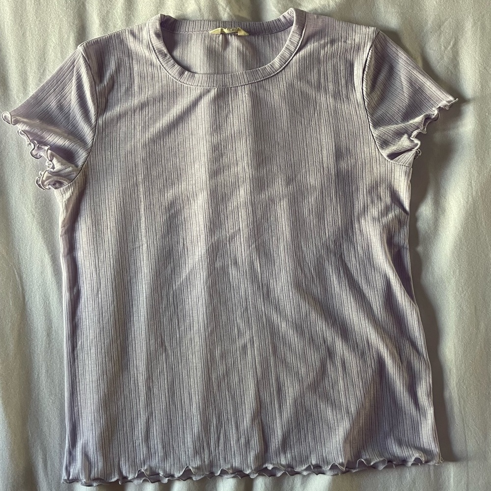 Cute Airy Purple Madewell Tee